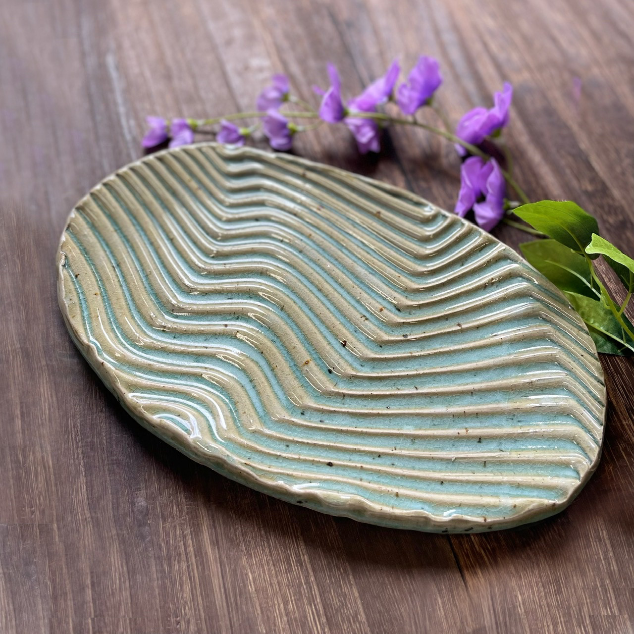 御深井焼　紅葉型　変形皿　4客セット 御深井焼 紅葉型 変形皿 4客セット 瀬戸 御深井焼 四方皿