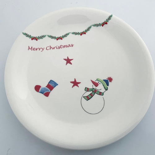 クリスマスプレート2枚 小皿 カラフルベイク 通販 17520304｜Creema