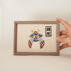 上品です夫婦鶴の刺繍額 文化刺繍 鶴 夫婦鶴 刺繍 図案 金 開運 いじれ - 額縁