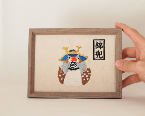 額縁　刺繍　4枚セット　バラ売り可能　風景画　鯉　鷹　アンティーク アンティーク鷹と松 文化刺繍 額縁 - メルカリ