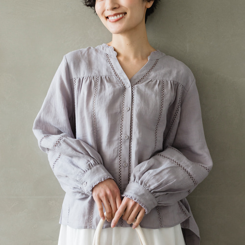 リネンはしごレースブラウス URBAN RESEARCH DOORS tシャツ リネンハシゴレースブラウス