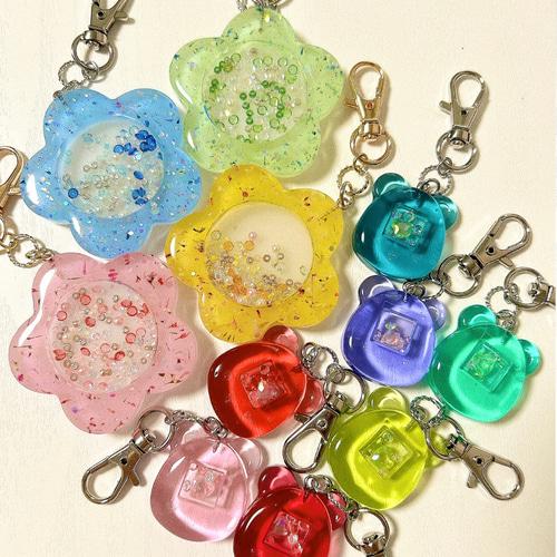 母の日セット2024 選べるお花と宝石くまさんキーホルダーセット その他