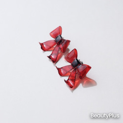 ribbon pierce red 1枚目の画像