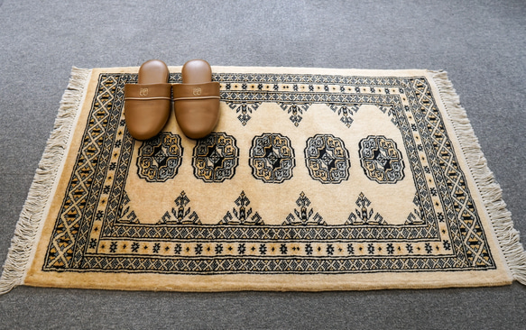 95×63cm トルクメン ボハララグ 手織り絨毯 カーペット・絨毯 95×63cm トルクメン ボハララグ 手織り絨毯 カーペット・絨毯