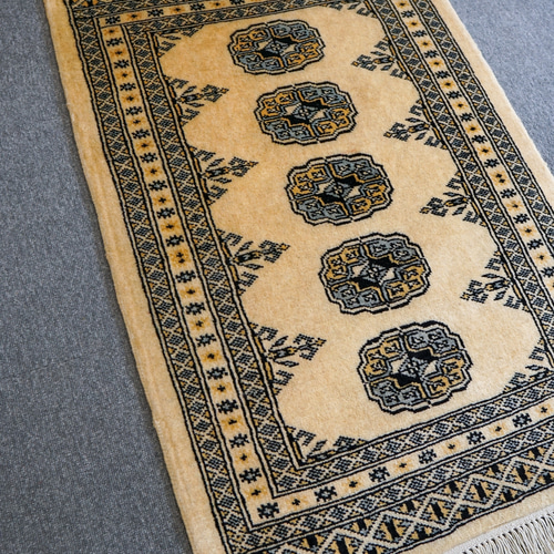 95×63cm トルクメン ボハララグ 手織り絨毯 カーペット・絨毯 95×63cm トルクメン ボハララグ 手織り絨毯 カーペット・絨毯