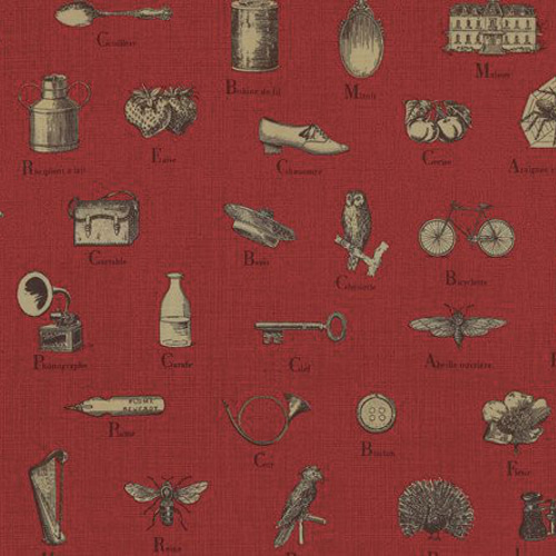 アンティーク 生地(布)USAコットンmoda【クォーターカット 約幅55cm 縦