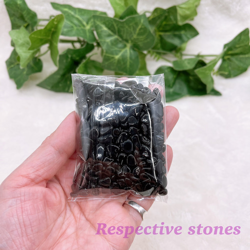 限定＞モリオン(黒水晶)さざれ石（1Pack100g）チベット産