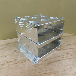 アルミ縞板 ティッシュケース 【その6】ティッシュボックス ティッシュ