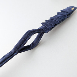 【新色】本革♡スエード　大人のためのデフトバン〜スティック〜　フリルリボン　春　夏　オフィス　新生活　 9枚目の画像