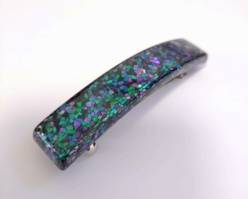 螺鈿　バレッタ raden_barrette_-