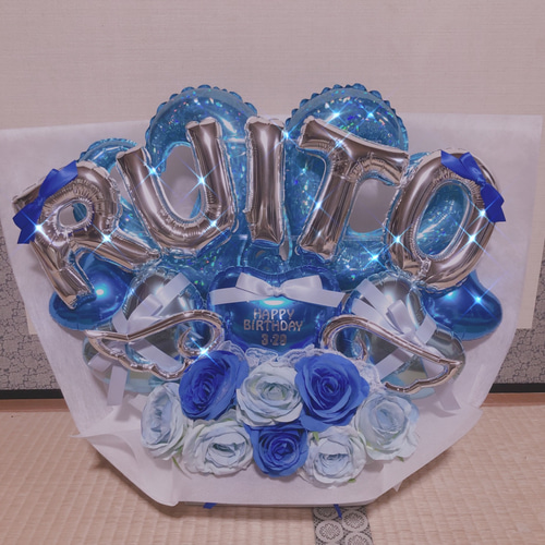 ♡　バルーンギフト　バルーンアレンジ  卒業　生誕祭　推し　ミーグリ バルーン 生誕祭 推し 卒業 卒業式 バルーンブーケ 花束