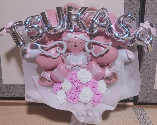 ♡　バルーンギフト　バルーンアレンジ  ライブ　ミーグリ バルーン バルーンギフト 生誕祭 推し 推し活 ギフト ミーグリ