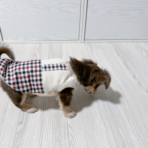 いちごジャム』犬服ハンドメイド 犬服セミオーダー チェック