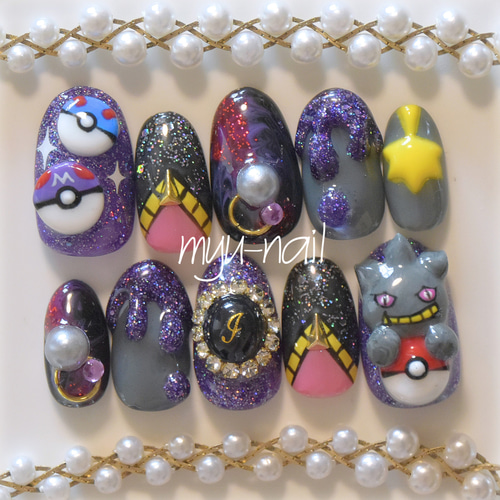 ネイルチップ・付け爪 M-Tokyo I reviewed a 100-yen design nail tip 💅 [Japanese manicurist