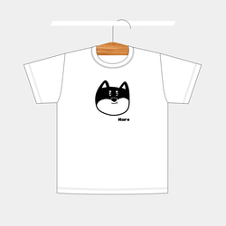 黒柴 柴犬【名入れ】日本犬 秋田犬 甲斐犬 豆柴 犬 わんちゃん グッズ tシャツ  tシャツ ペット 動物 1枚目の画像