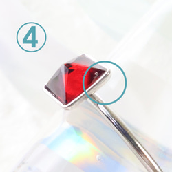 アウトレット 訳あり いろいろ天然石 メンズ ユニセックス リング 金属アレルギー対応 ステンレス シルバー 5枚目の画像