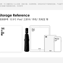 黑色 波亞圈圈包 複古植鞣牛皮 大容量單肩托特包 通勤書包 第8張的照片