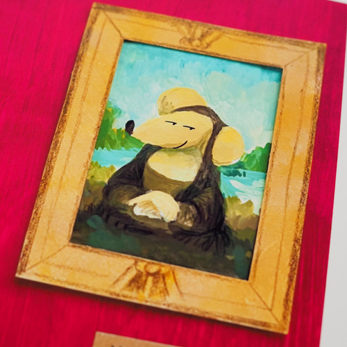 油絵　ネズミ 原画】ネズミの絵 絵画 Hang 通販 10711091｜Creema(クリーマ)