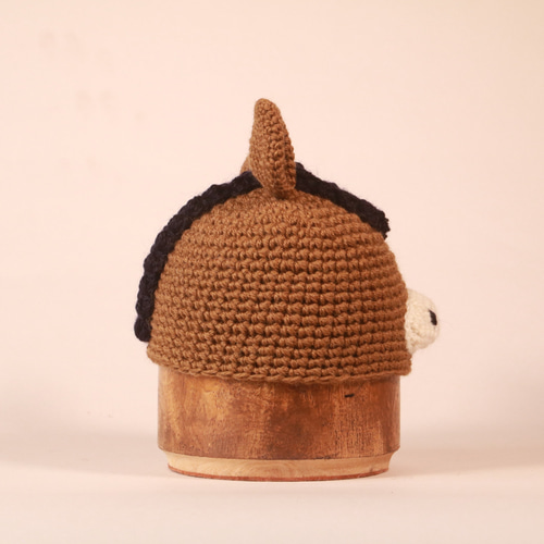 ウマさんニット帽子（子ども用） 帽子(ベビー・キッズ) jyojyo 通販  