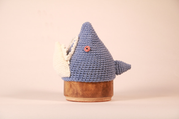 サメさんニット帽子（子ども用） 7枚目の画像