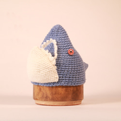 サメさんニット帽子（子ども用） 8枚目の画像