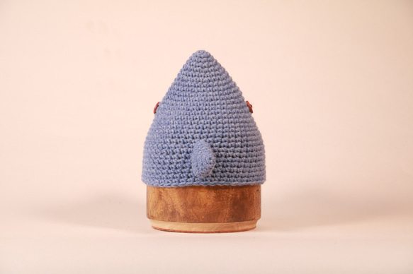 サメさんニット帽子（子ども用） 5枚目の画像
