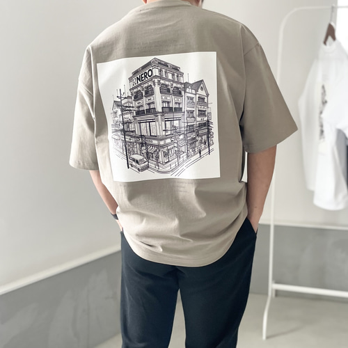 Americana/アメリカーナ] AMRCN バッグプリント Tシャツ（T