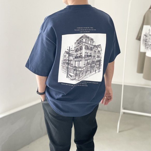 『2024新作』USAコットン バックプリントTシャツ ユニセックス【5色展開】 4枚目の画像