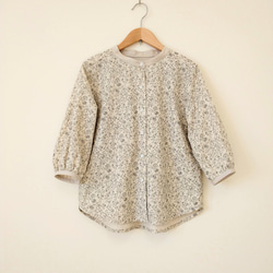 Botanical flower blouse アイボリー Ｍ～Ｌサイズ 10枚目の画像