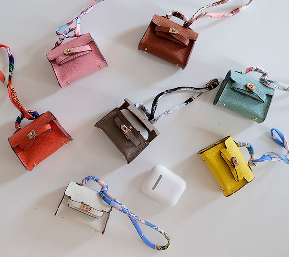 【可愛いカバン】 AirPods Proケース ワイヤレスイヤホンケース アクセサリー バッグチャーム 小物入れ 7色 人気・おすすめ｜省スペース設計・旅行向けにおすすめ お得商品 プライバシー配送 国内発送・安心販売体制