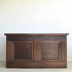 折畳みアンティークレジカウンター  折たたみテーブル プランツスタンド 水槽 商品ディスプレイ 店舗什器 マルシェ 10枚目の画像