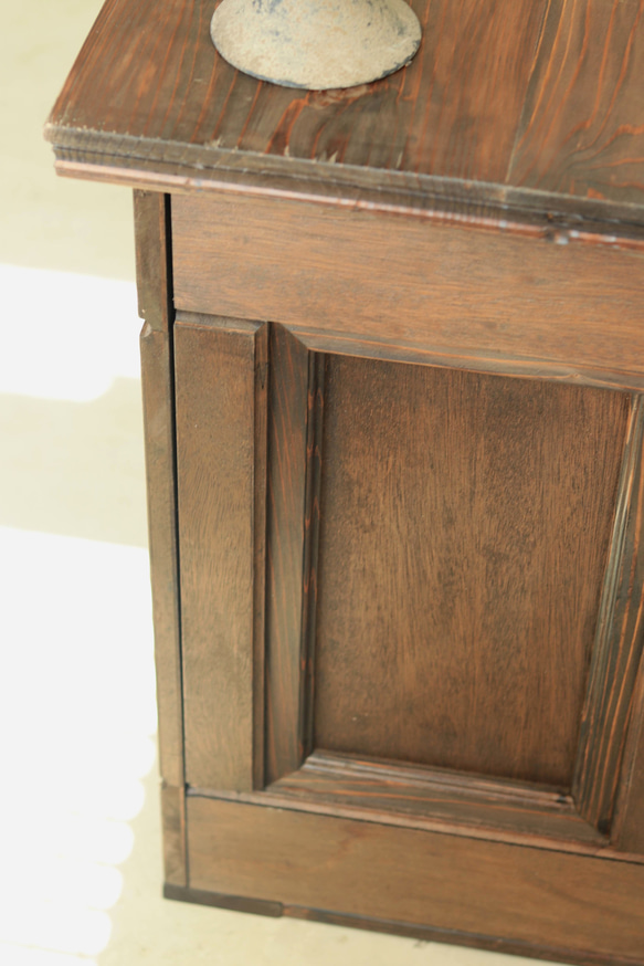 折畳みアンティークレジカウンター  折たたみテーブル プランツスタンド 水槽 商品ディスプレイ 店舗什器 マルシェ 6枚目の画像