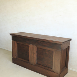 折畳みアンティークレジカウンター  折たたみテーブル プランツスタンド 水槽 商品ディスプレイ 店舗什器 マルシェ 12枚目の画像