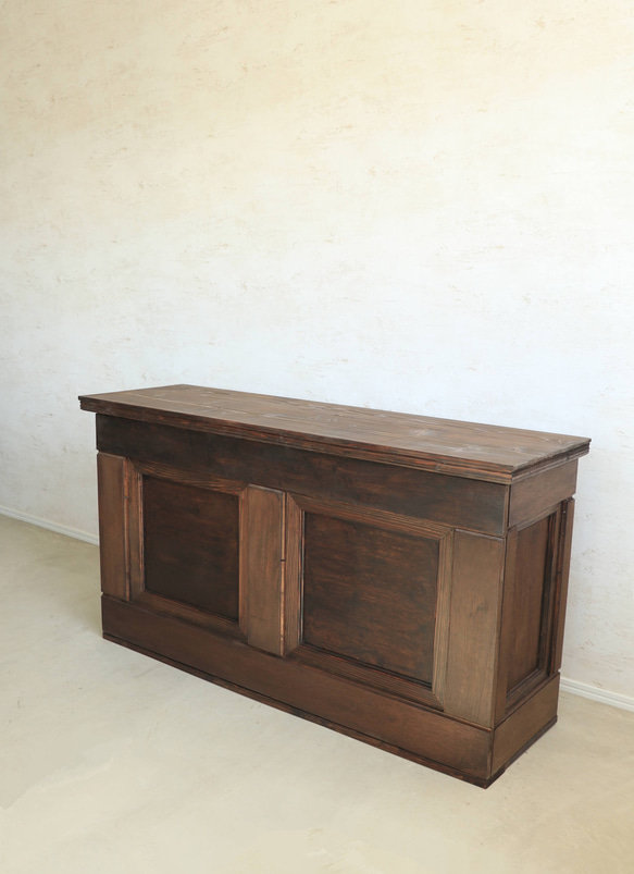 折畳みアンティークレジカウンター  折たたみテーブル プランツスタンド 水槽 商品ディスプレイ 店舗什器 マルシェ 12枚目の画像