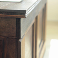 折畳みアンティークレジカウンター  折たたみテーブル プランツスタンド 水槽 商品ディスプレイ 店舗什器 マルシェ 5枚目の画像