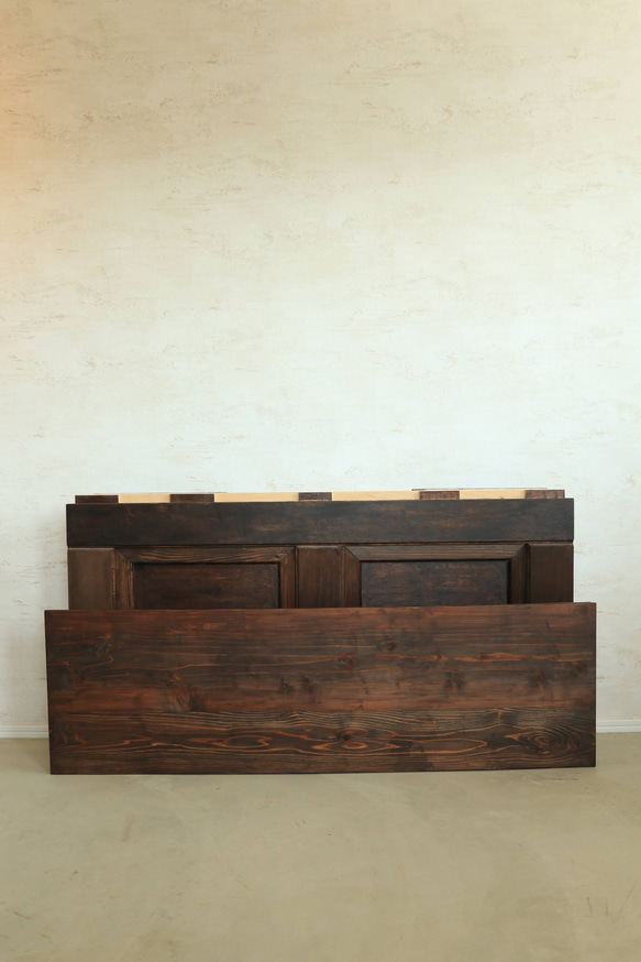 折畳みアンティークレジカウンター  折たたみテーブル プランツスタンド 水槽 商品ディスプレイ 店舗什器 マルシェ 14枚目の画像