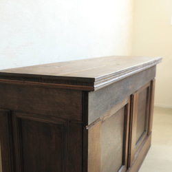 折畳みアンティークレジカウンター  折たたみテーブル プランツスタンド 水槽 商品ディスプレイ 店舗什器 マルシェ 11枚目の画像