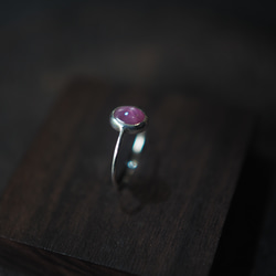 star ruby silver ring (shunshin) 8枚目の画像