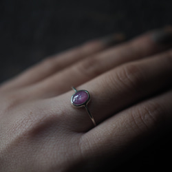 star ruby silver ring (shunshin) 5枚目の画像