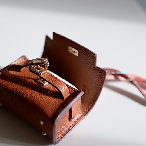 イヤホンケース ポーチ バッグチャーム AirPods AirPods Pro AIRPODS CASE】ミニバッグデザイン バッグチャーム AIRPODS