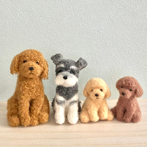 いつでもいっしょ♪ ふわふわ羊毛フェルトのミニチュア