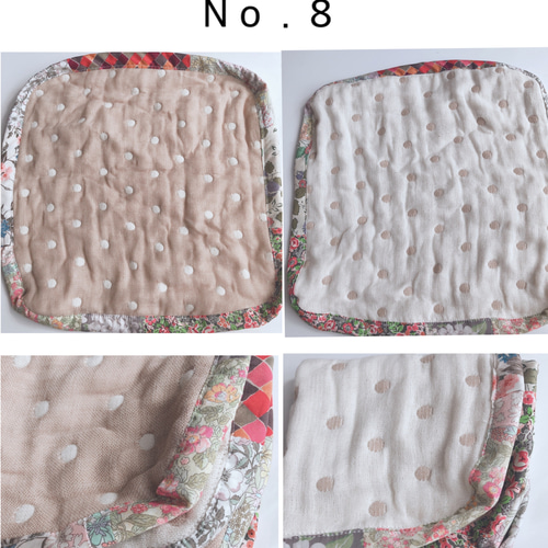 ◇matibari◇約26×28㎝ーリバティパッチワークと6重ガーゼの