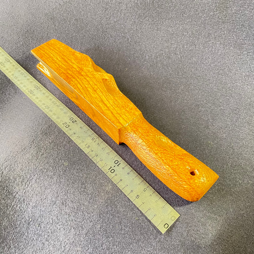 木彫バトニング棒(樫•Q546)546g 乾燥材 叩き棒 木槌 ウッド