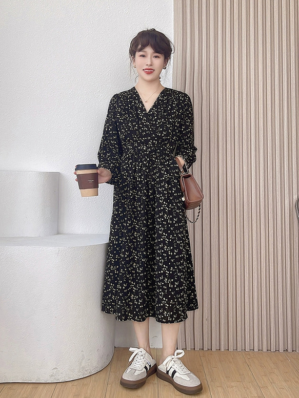身長140㎝～155㎝の小柄女性向けのワンピースAライン通勤デート 
