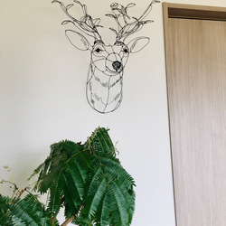 ワイヤーアート　ワイヤークラフト  鹿 tree 9枚目の画像