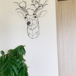 ワイヤーアート　ワイヤークラフト  鹿 tree 6枚目の画像