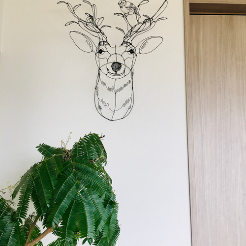 ワイヤーアート ワイヤークラフト 鹿 tree 立体・オブジェ 玄米おむすび 通販|Creema(クリーマ) 17524038 ワイヤーアート ワイヤークラフト 鹿 tree 立体・オブジェ 玄米おむすび 通販|Creema(クリーマ) 17524038