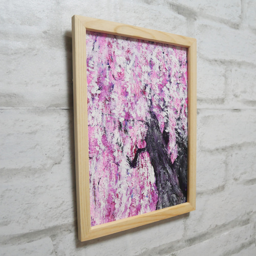 油絵 油彩 油彩画 絵 絵画【さくら】 絵画 HR 通販 17524114