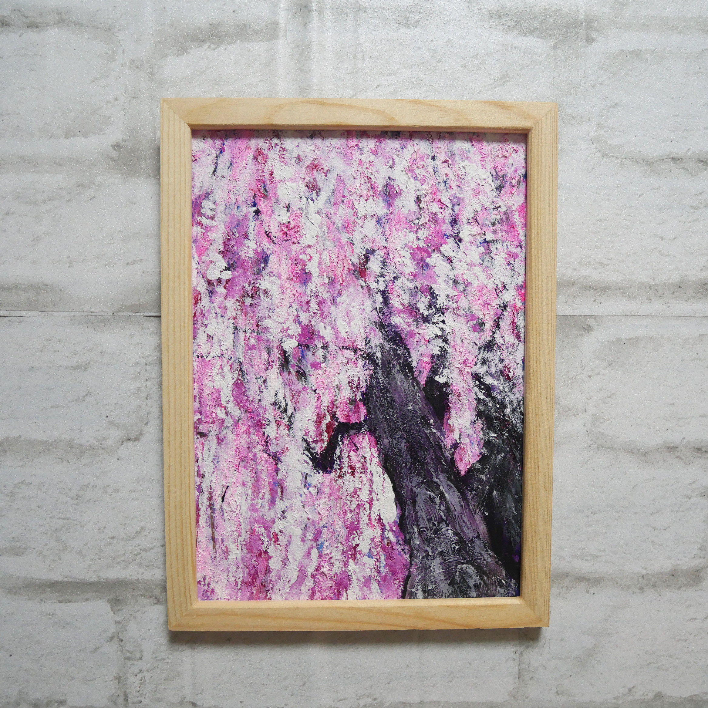 大桜【Ａ2】 油絵 絵画