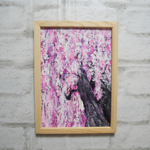 油絵 油彩 油彩画 絵 絵画【さくら】 油絵 油彩 油彩画 絵 絵画【さくら】 絵画 HR 通販 17524114